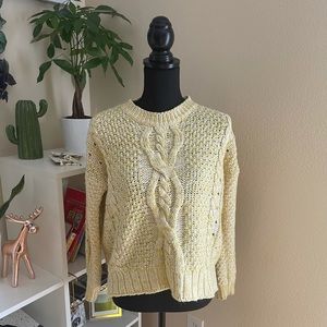 Pastel yellow sweater